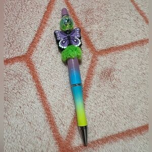✨New✨ Hand Beaded Butterfly Ballpoint Pen 🦋